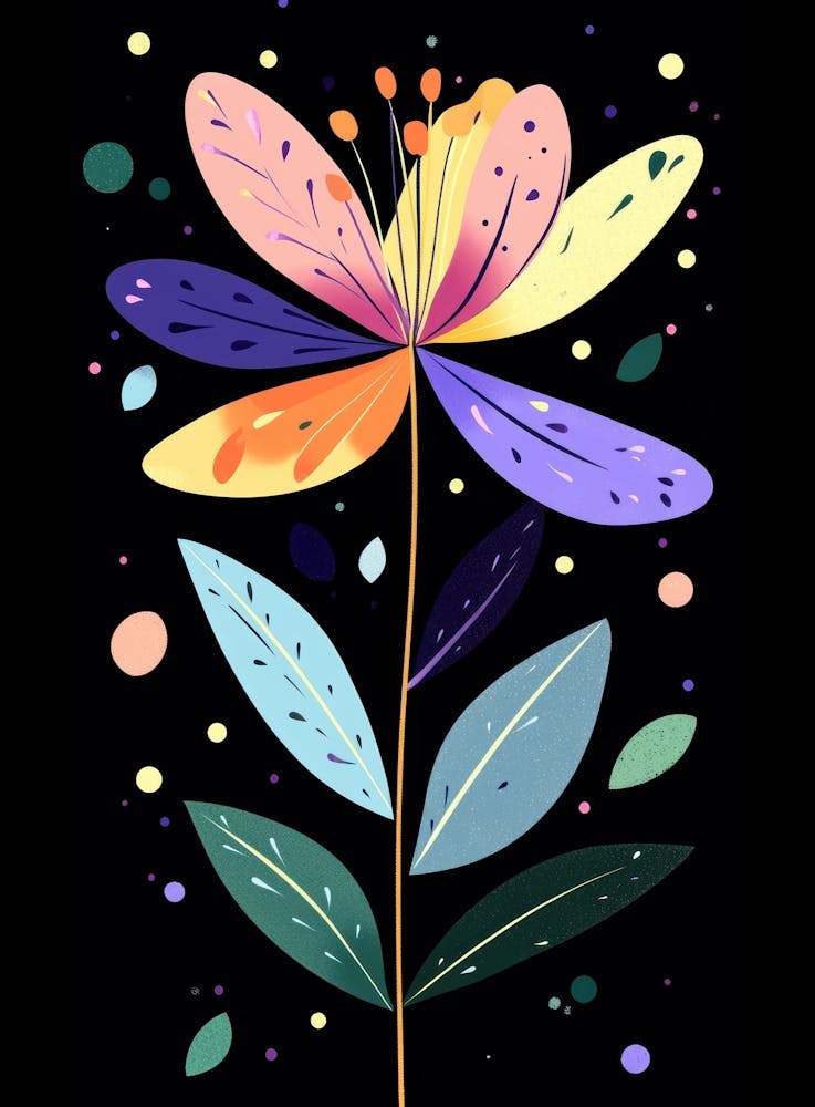 Colorful Flower 4