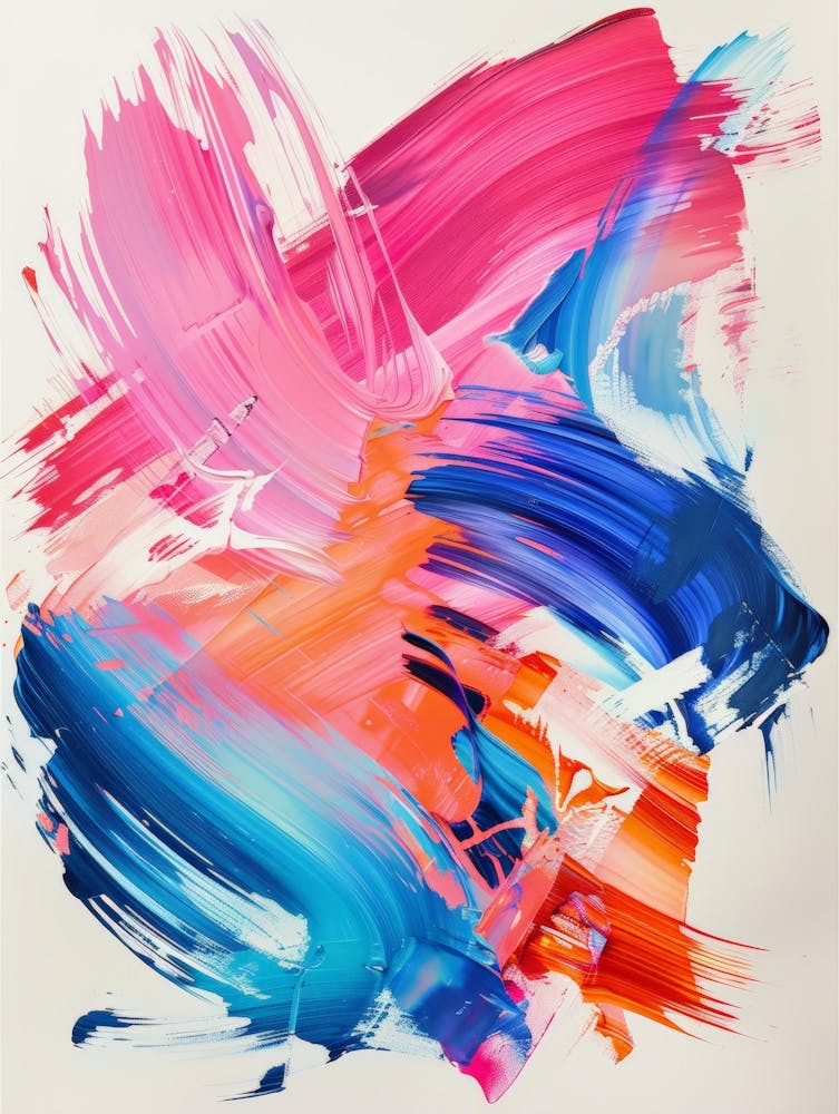 Abstract Brushstrokes 11