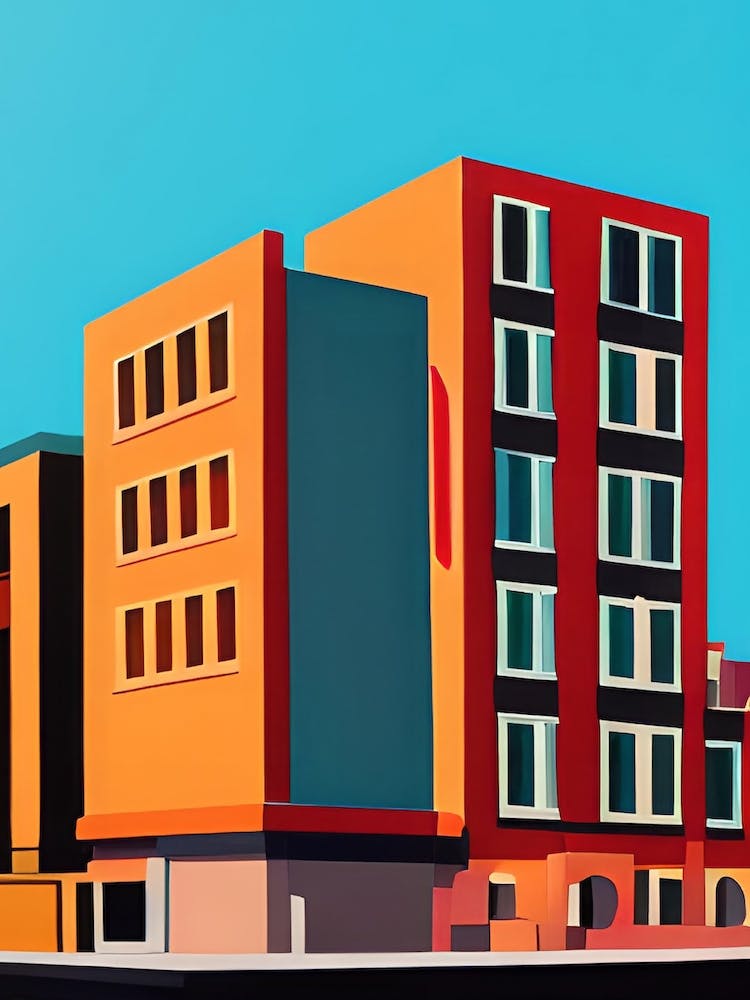 Sunset Boulevard Corner Vivid Block Hotel Cinema