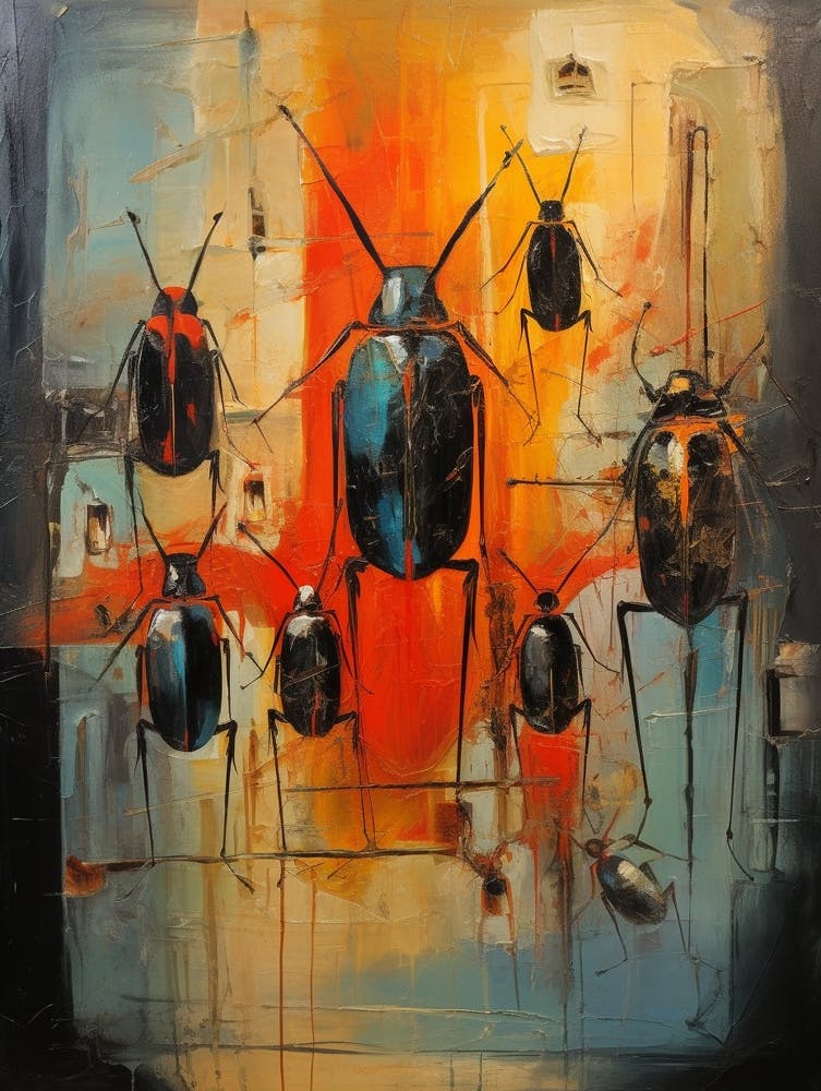 Beetle Abstract Geometric Abstract 2