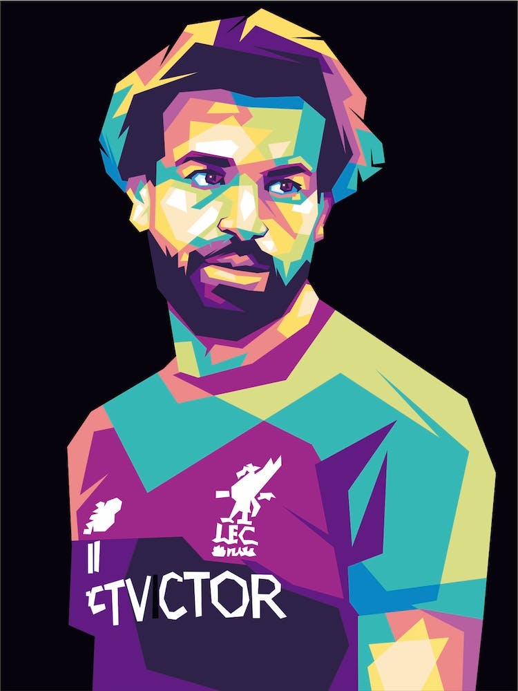 Popart Mohamed Salah Wpap
