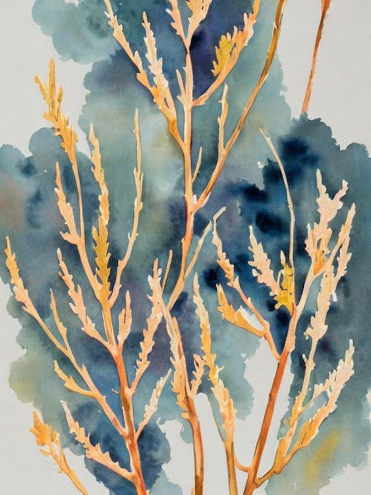 Acropora Valida Vintage Graphic Watercolour