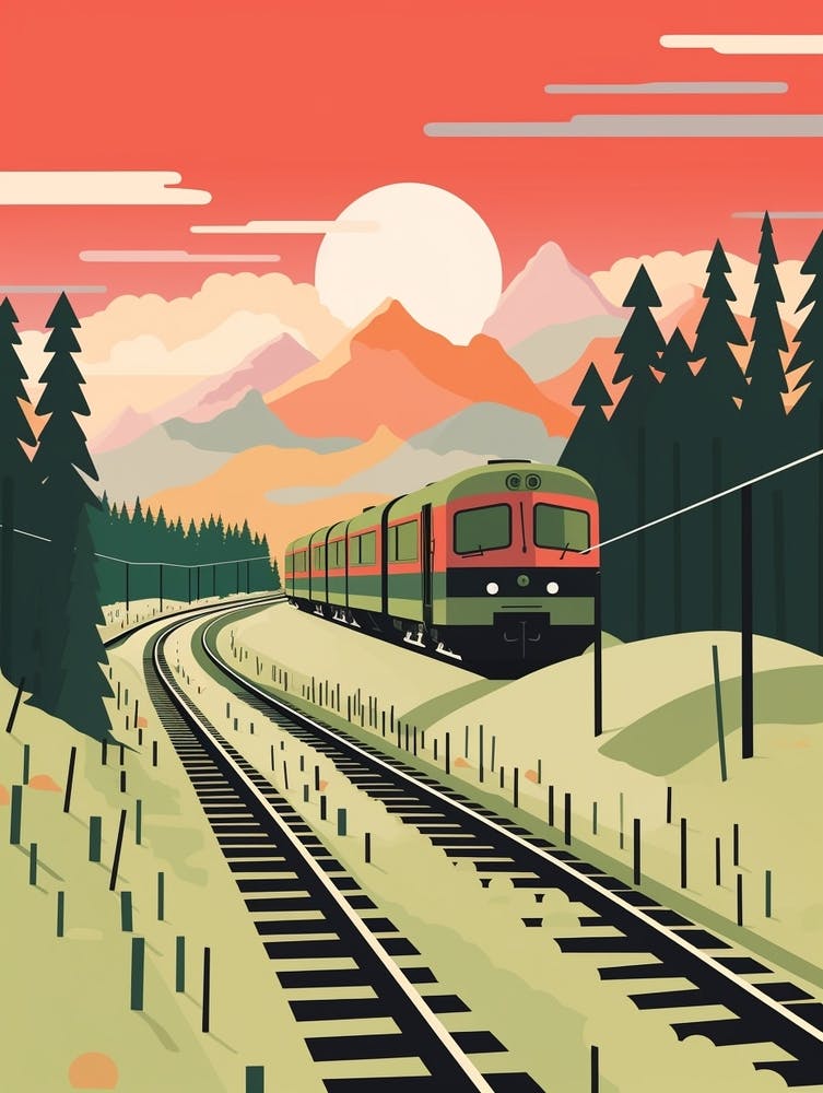 Belarus Travel Illustration