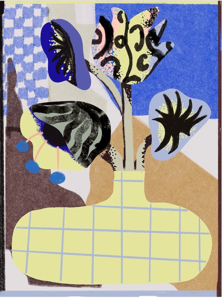 Vase abstrait
