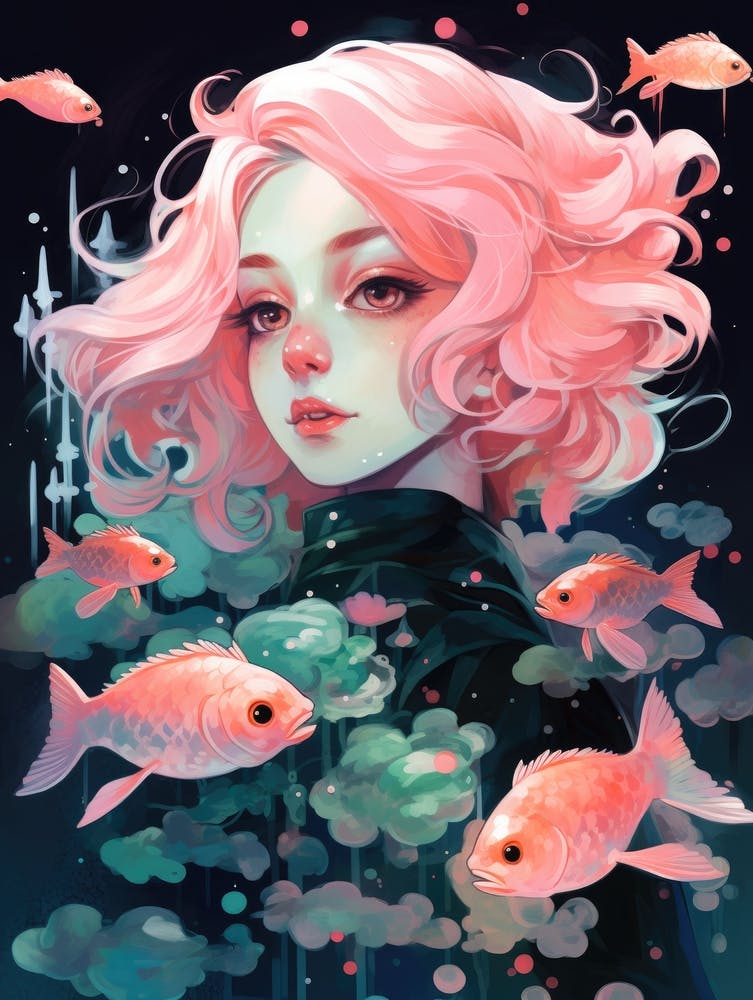 Pink Haired Girl 1