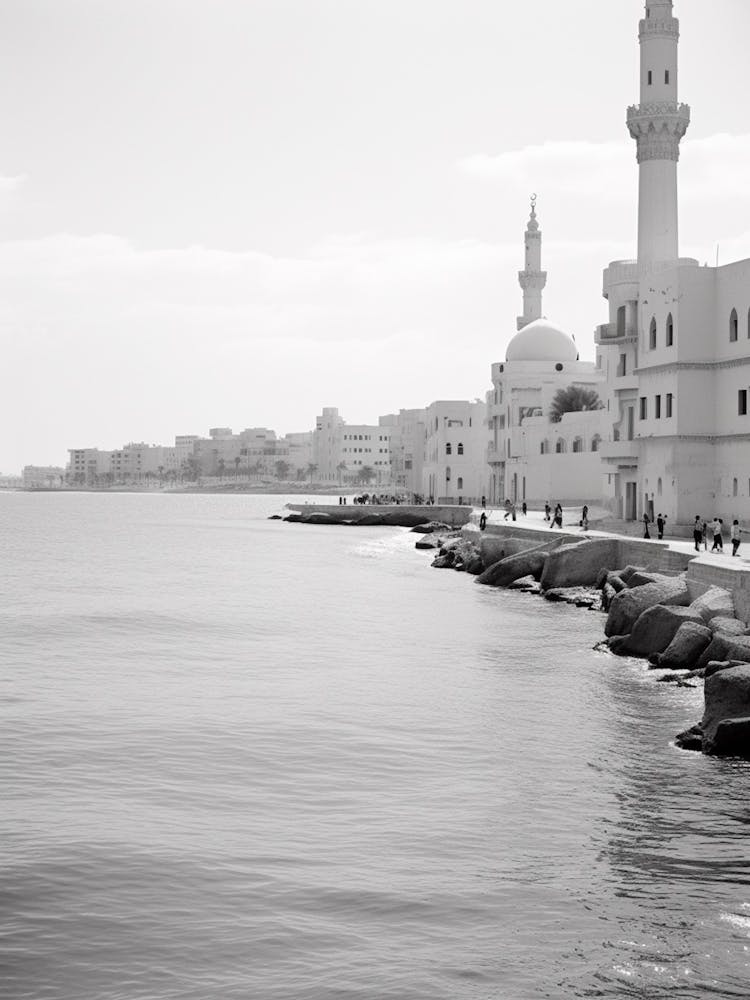 Alexandria, Egypt, Mediterranean Black And White Photography Analogue 4