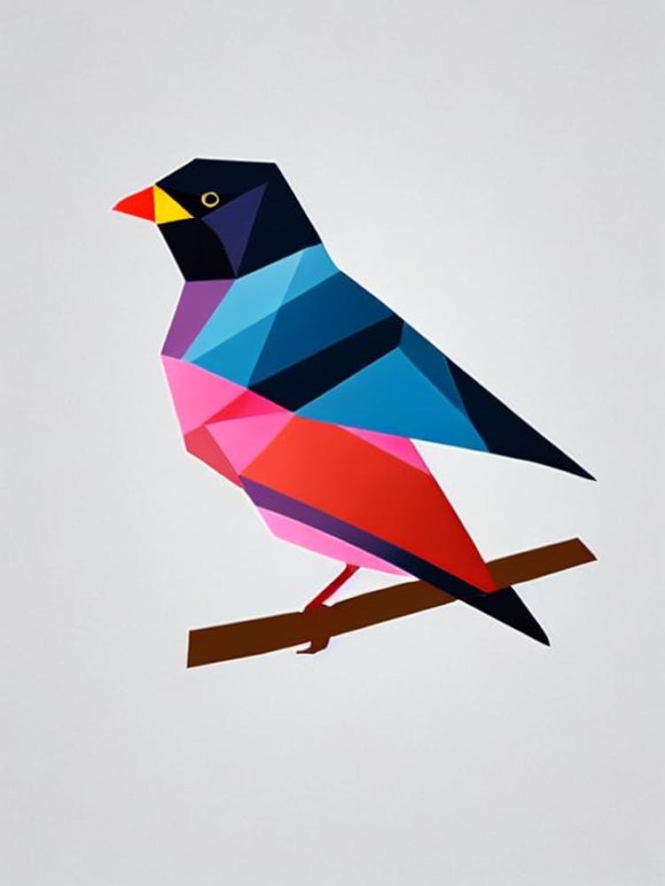 House Sparrow 2 Origami Bird