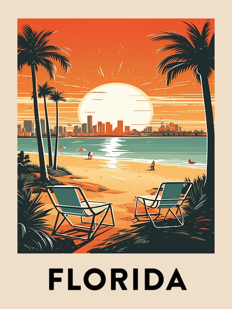 Vintage Travel Poster Florida 5