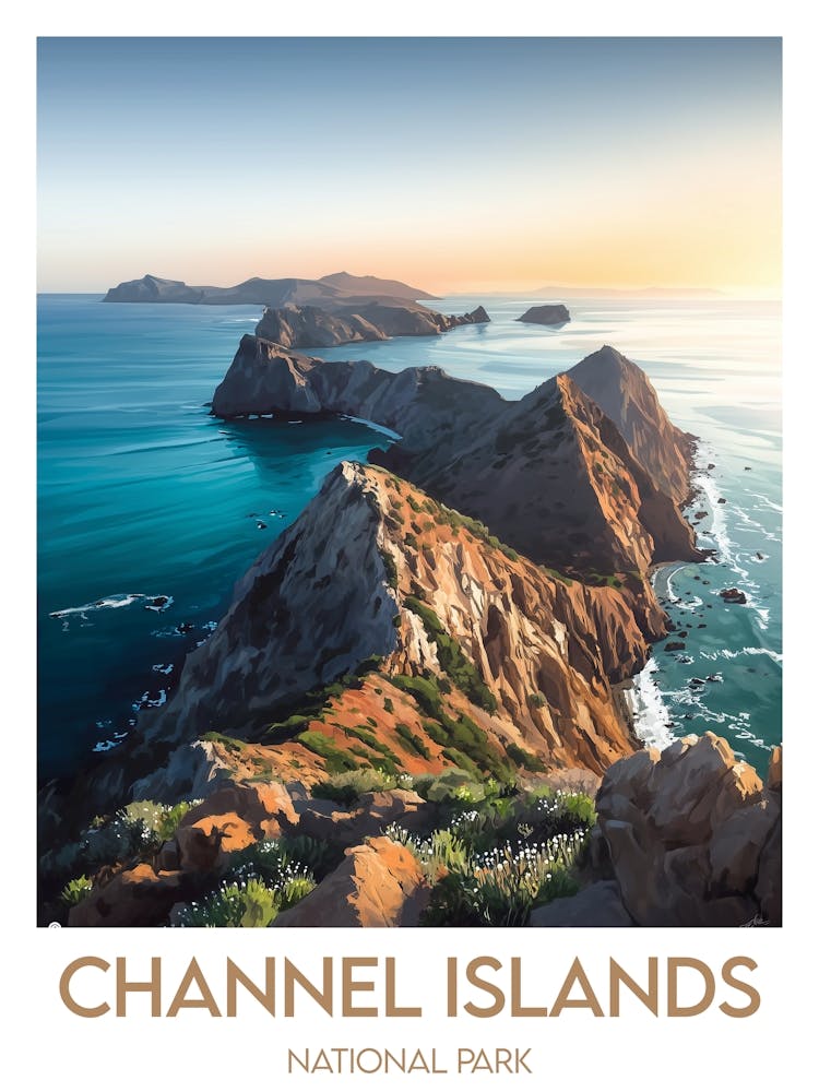 Affiche de voyage Channel Islands National Park
