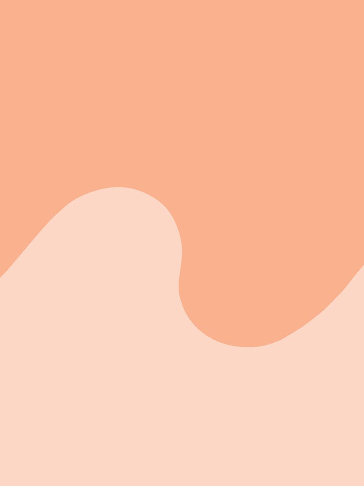 Peach Wave Swirl