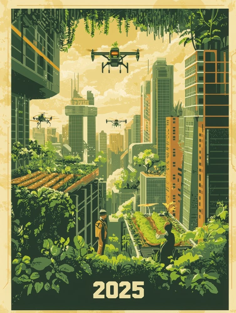Aihrgdesign A Visionary Poster Depicting Green Skyscrapers An 836ef218 D80f 4594 Ba36 8bd2ab51ac42 3