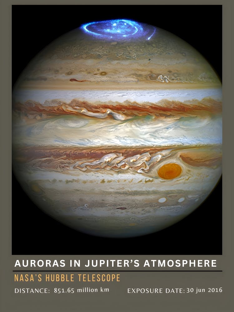 Aurore dans l'Atmosphère de Jupiter
