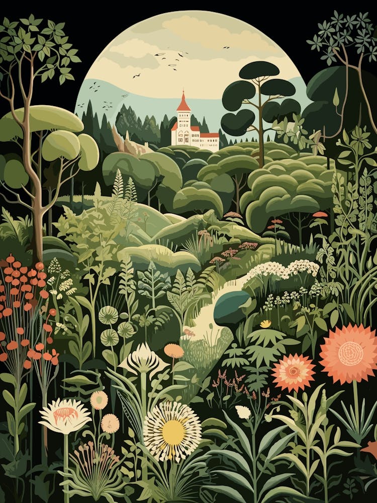 Fredriksdal Museum And Gardens Sweden Henri Rousseau Style 2