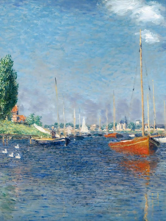 Claude Monet - Bateau Mouche