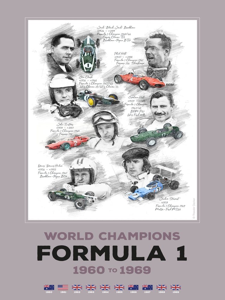 World Champions 1960 - 1969