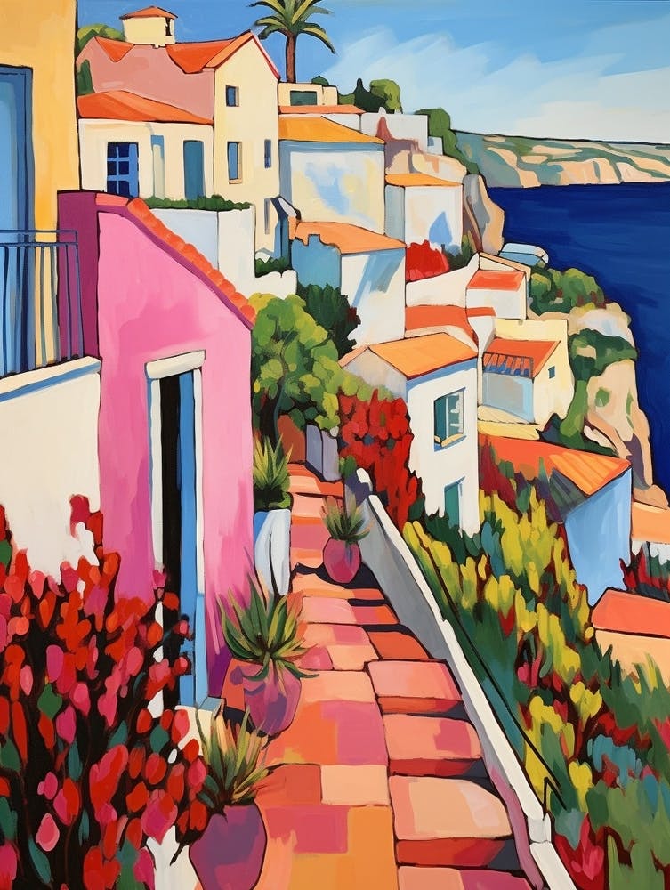 Lagos Portugal 2 Fauvist Painting