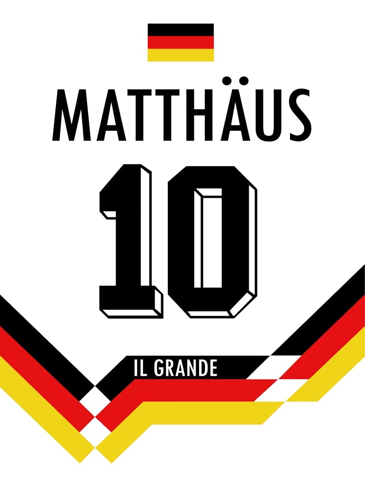 Matthäus Il Grande Football Germany Print