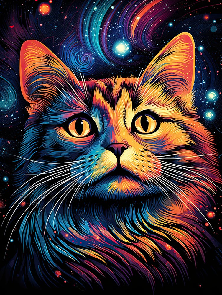 Cosmic Purrplexion, Psychedelic Cats series