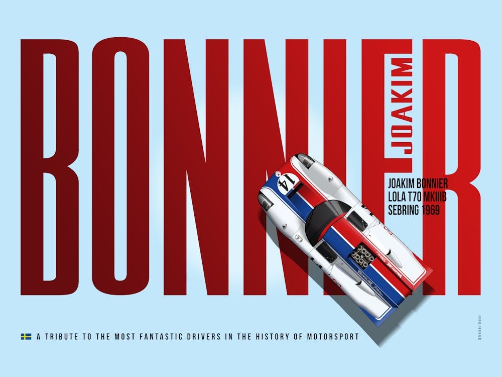 Joakim Bonnier Lola T70 Tribute