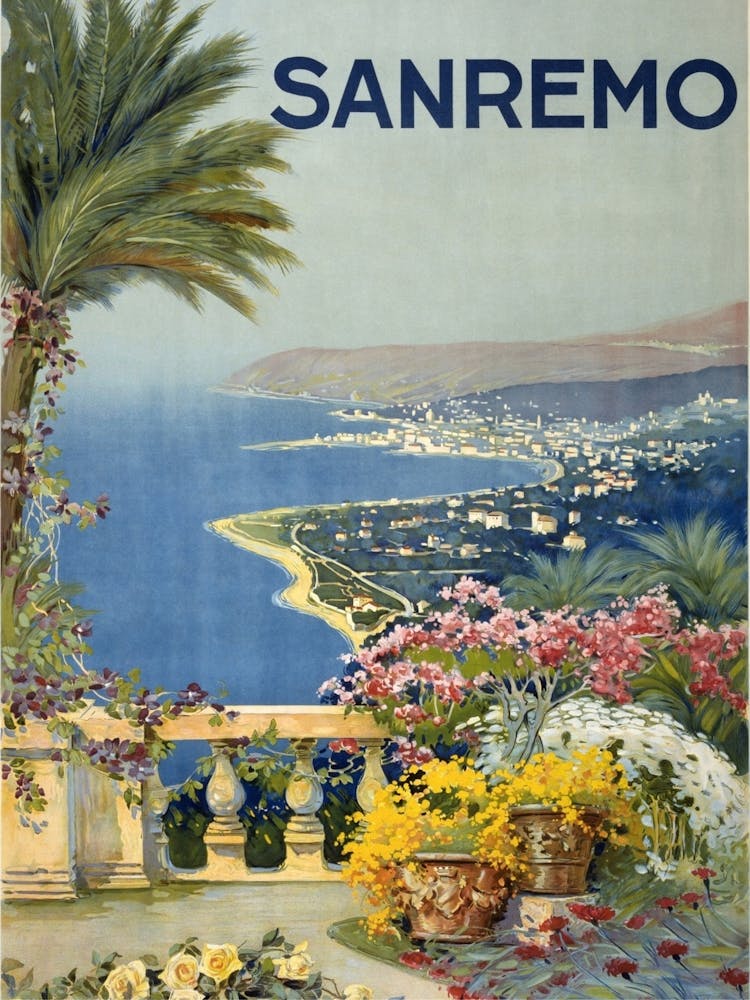 Sanremo Italie Art Mural
