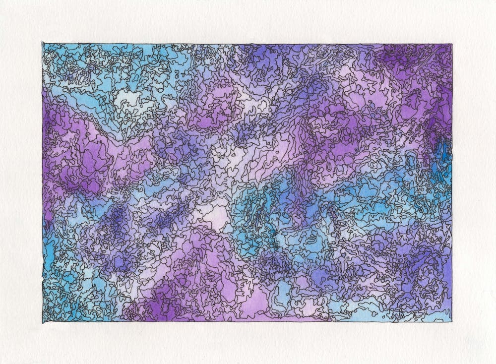 Watercolor Winter Wonderland 1
