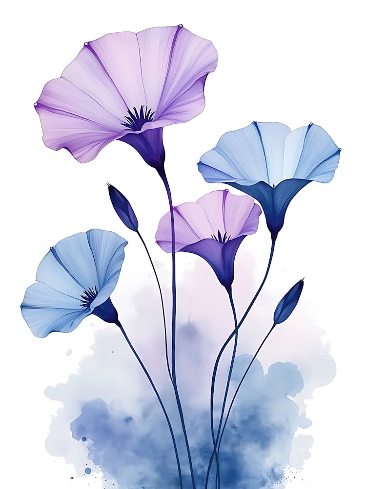 Contemporary Floral Contour For Minimalist Decor