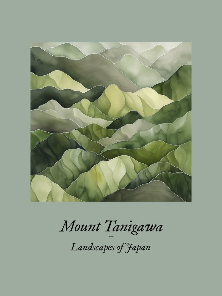 Landscapes Of Japan Mount Tanigawa