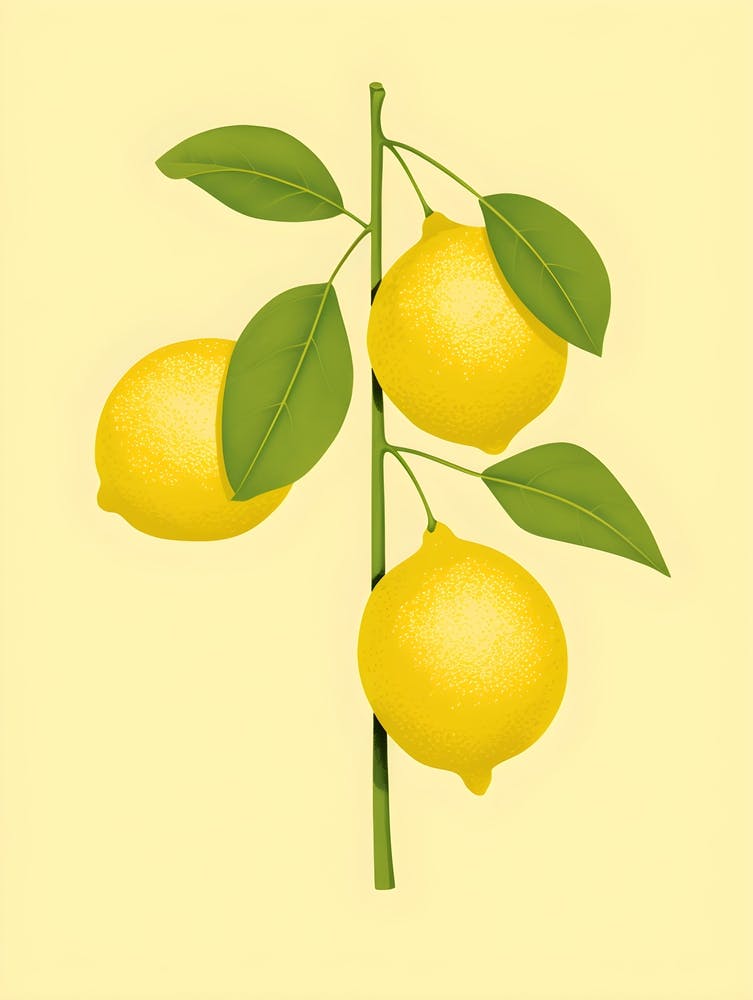 Minimalistic Lemons On A Branch