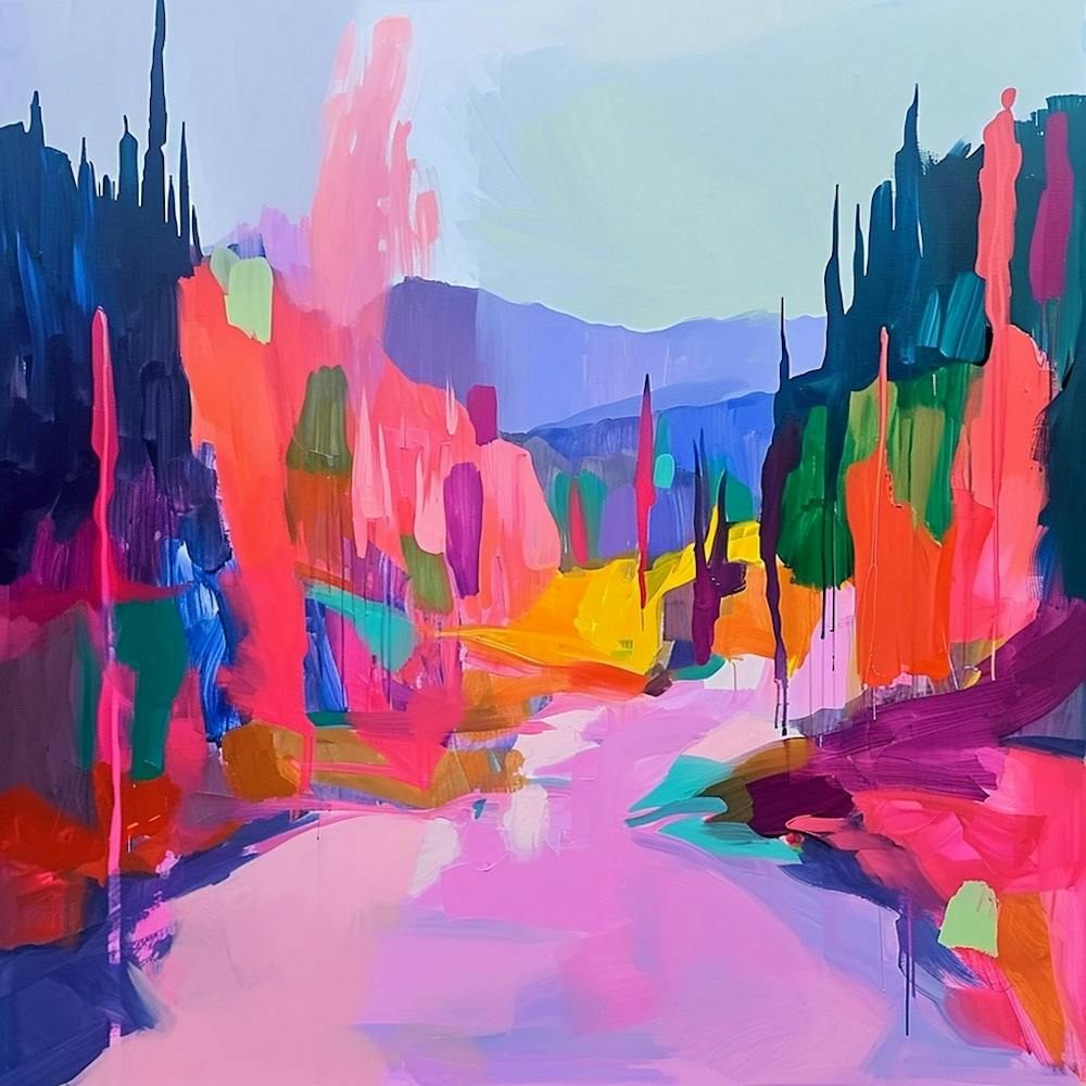 Colourful Abstract Vancouver Canada 5