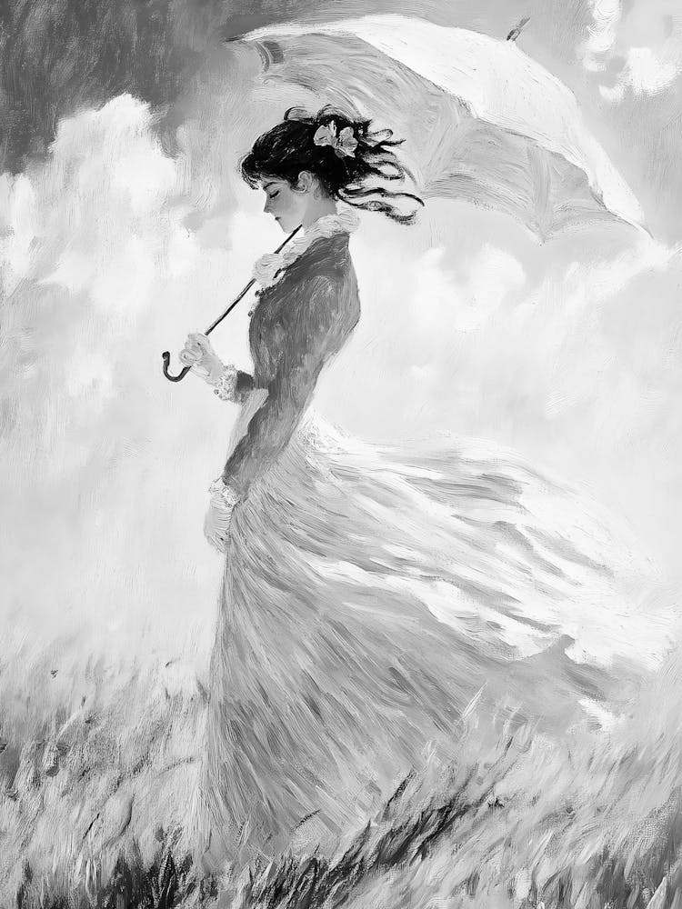 Black And White Painting 122