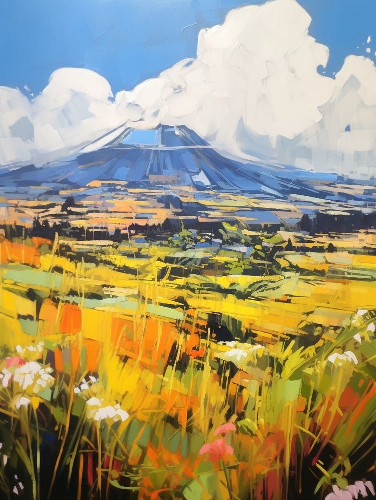 Mount Kilimanjaro 4 Mountain Painting