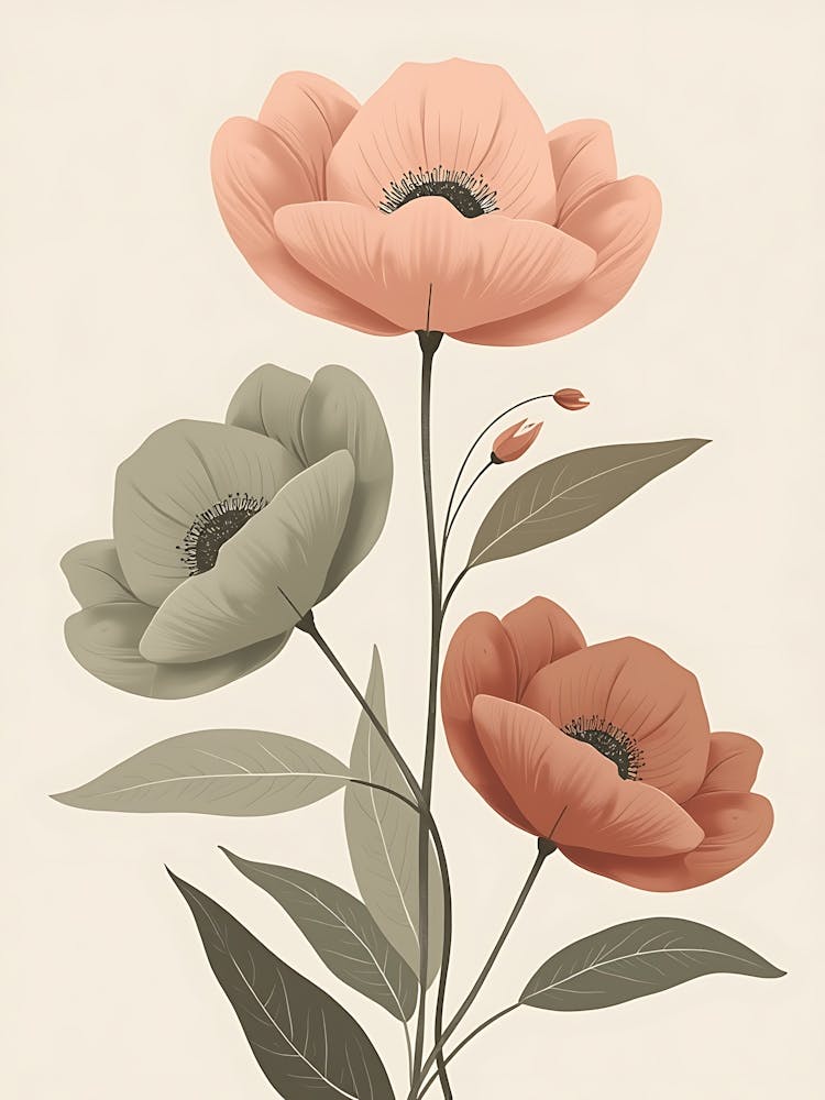 Elegant Wildflower Meadow Painting