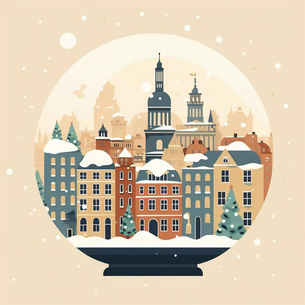 Copenhagen Denmark 1 Snowglobe