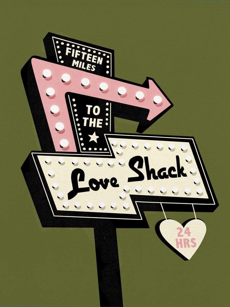Olive Retro Love Shack, The B 52's