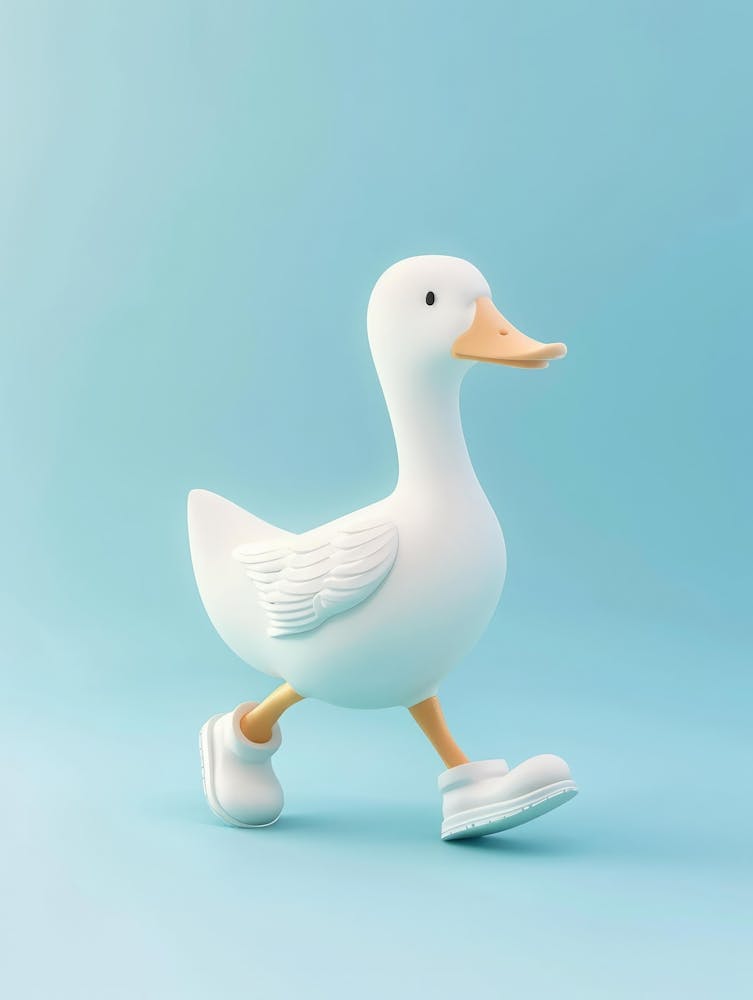 Duck With Shoes