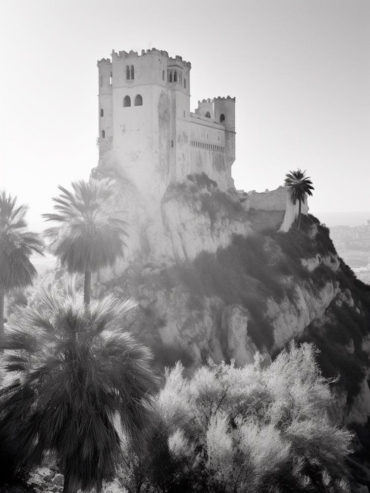 Tropea, Italy, Black And White Photography 3