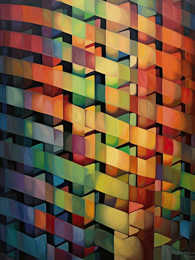 Dna Art Abstract Painting 13