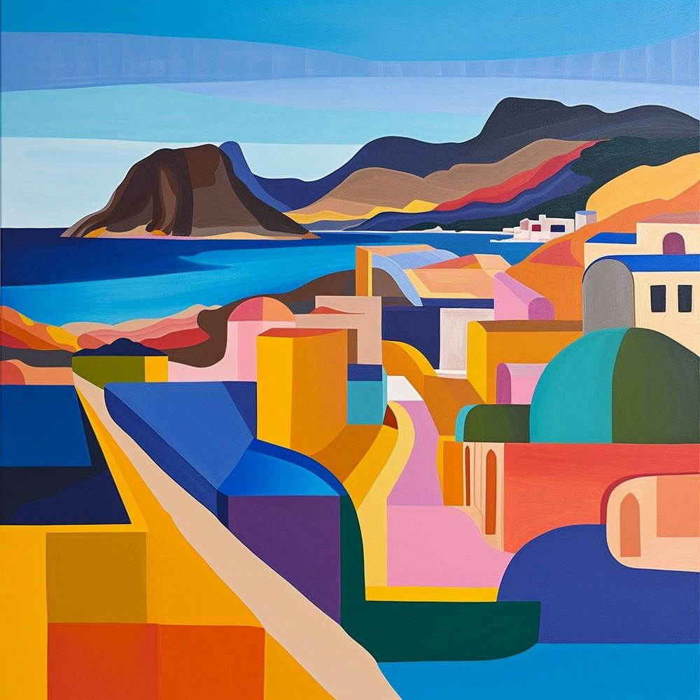 Abstract Travel Collection Cape Town South Africa 1