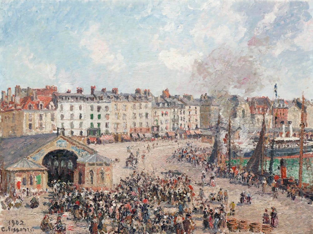 Fishmarket (1902), Camille Pissarro