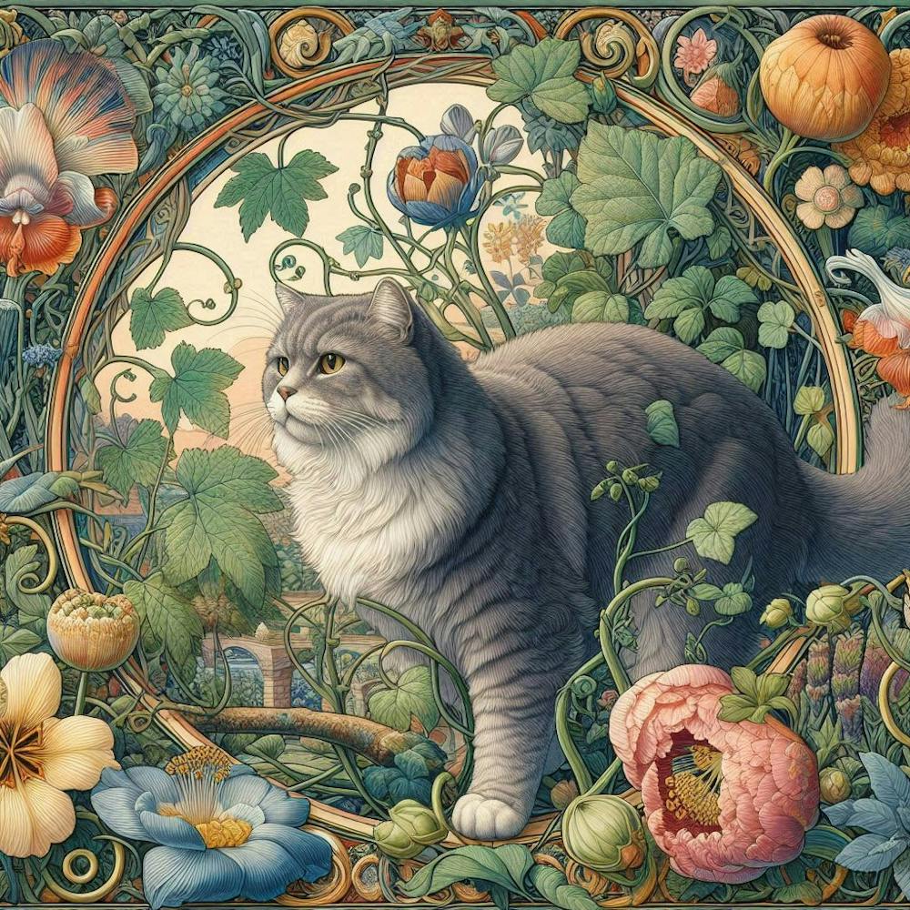 Katze im Garten 3