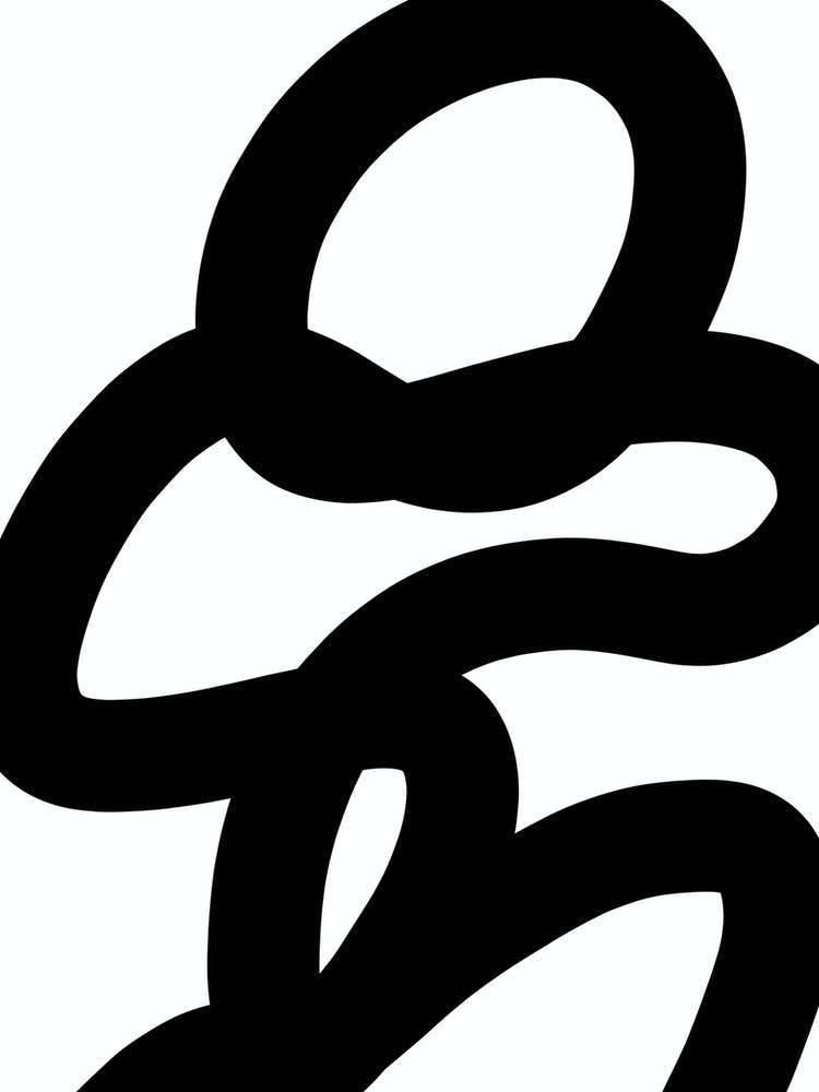 Abstract lines No3 Black and White