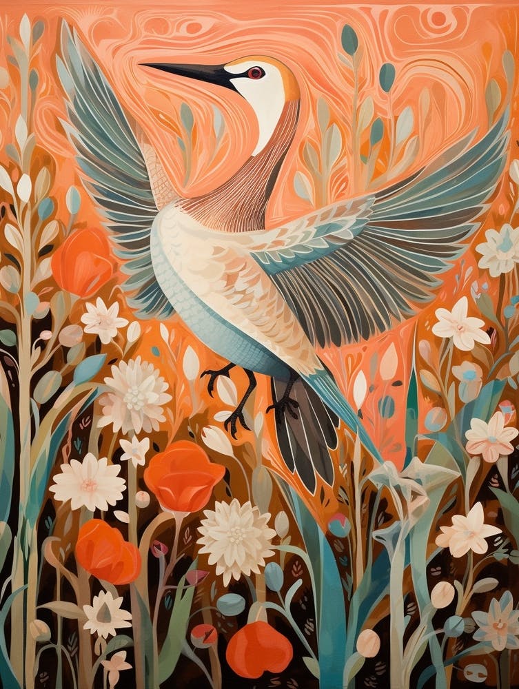 Pelican 3 Detailed Bird Painting