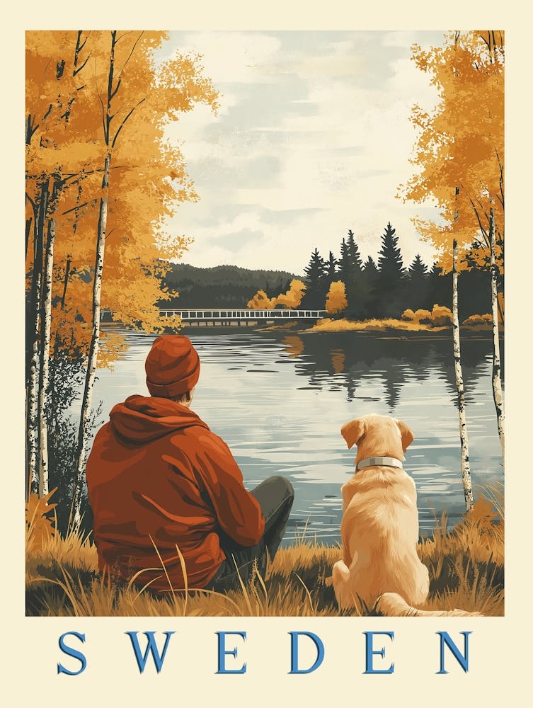 Sweden Travel Poster