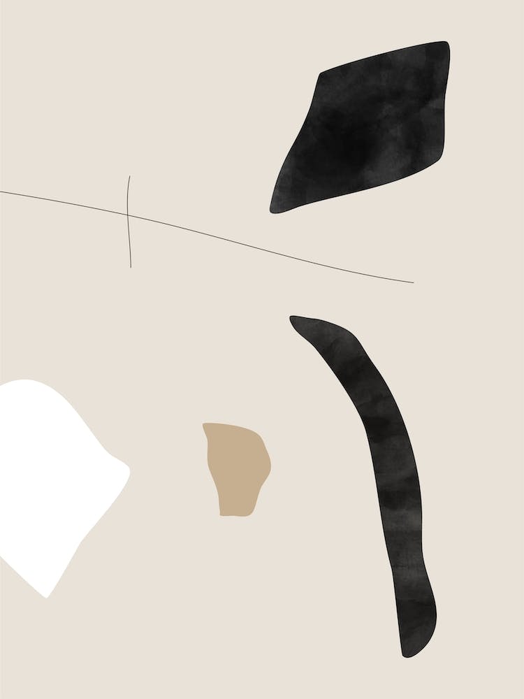 Grafische Formen und Linien Poster