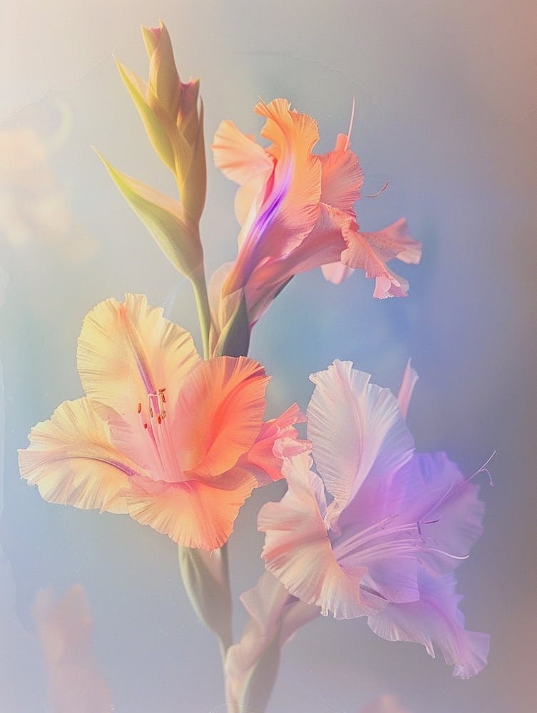 Schillernde Blume Gladiole 2