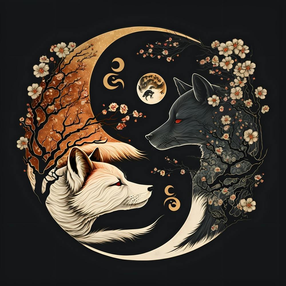 Yin Yang Foxes