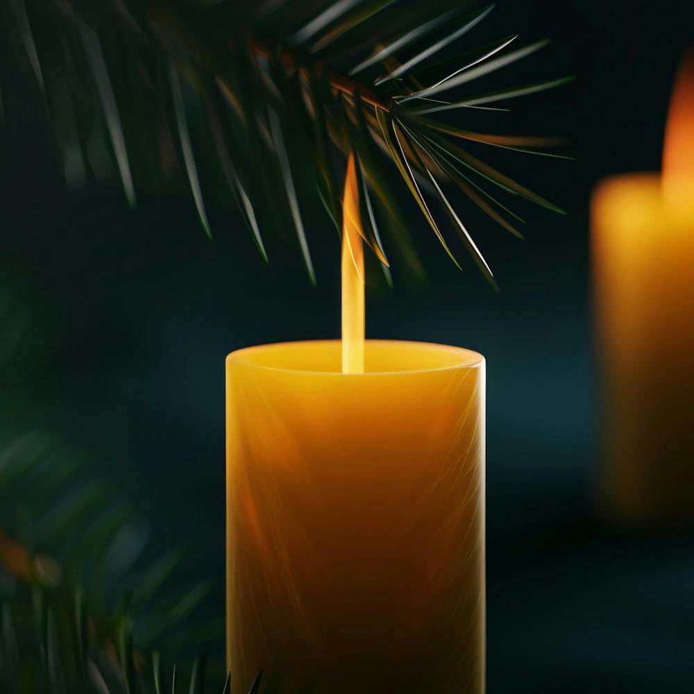 Christmas Tree Candle