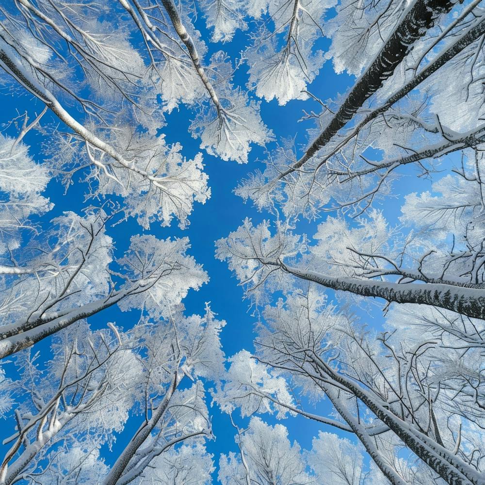 Snowy Trees In Winter 2