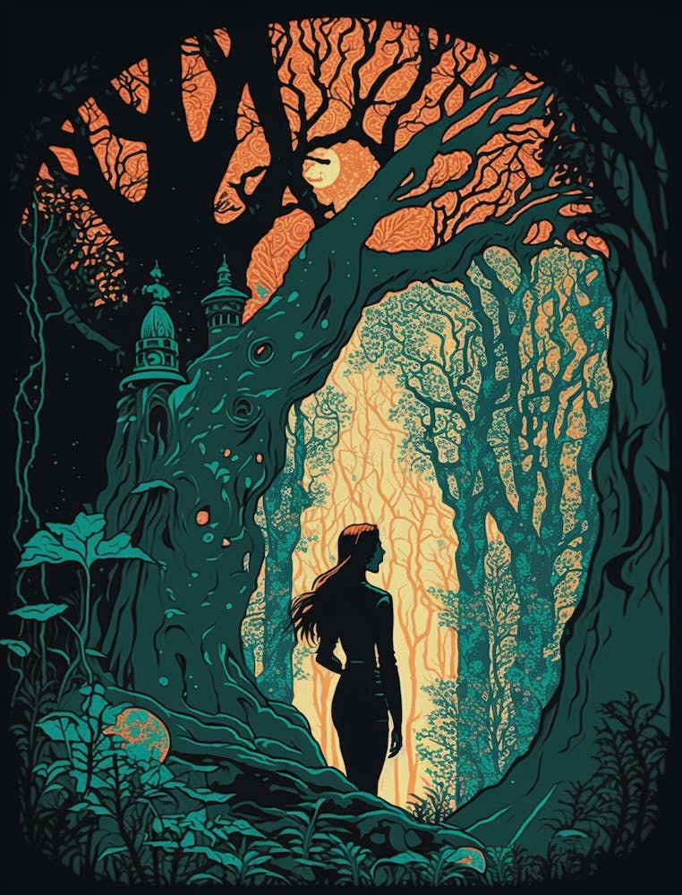 Woman In The Woods 11