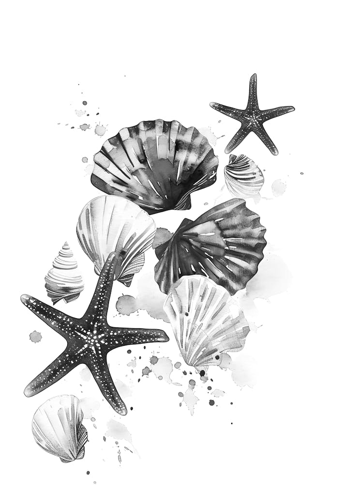 Starfish And Shells 1
